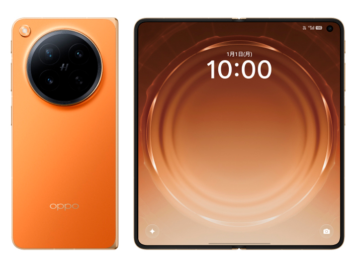 OPPO Find N6 SIM�t���[ [�u���b�T���I�����W] �̐��i�摜