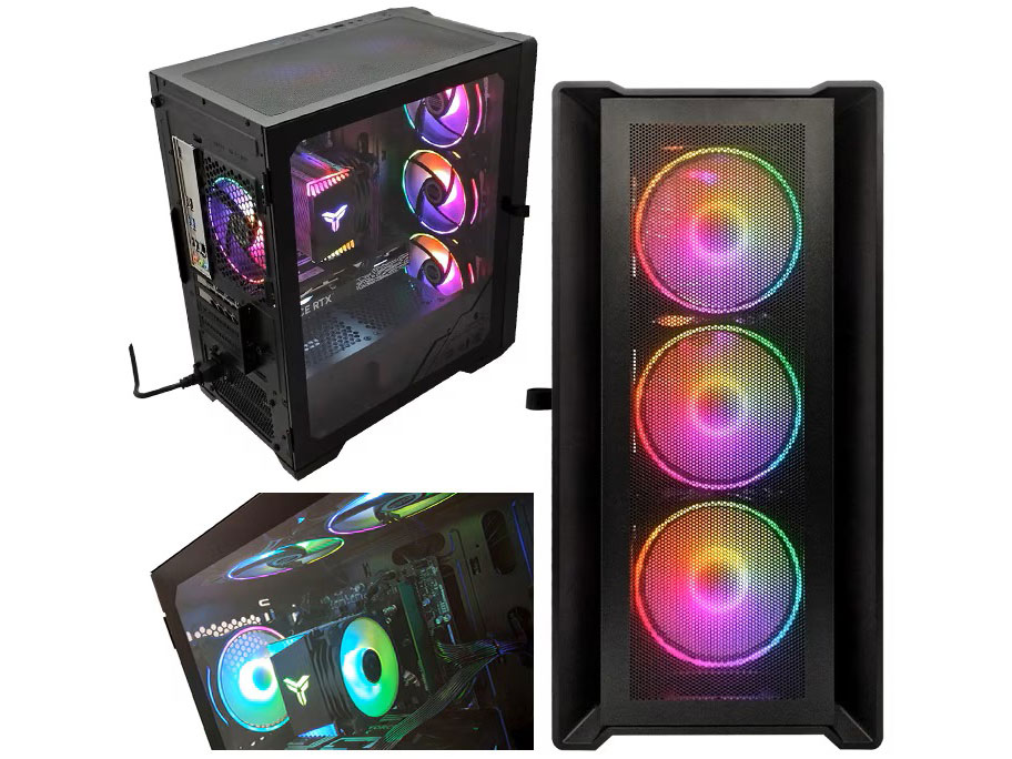 �� BKM Core i5 14400F�ERTX 2070�ENVMe M.2 SSD 500GB�E16GB�������EWindows 11 ���i.com���胂�f�� [�u���b�N]