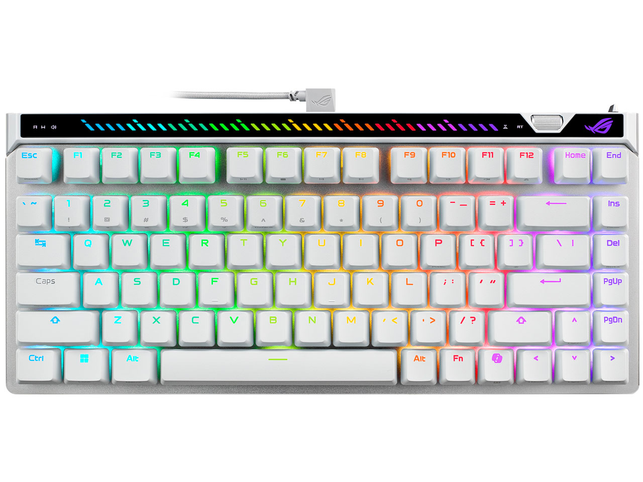 ASUS ROG Falchion Ace 75 HE Gaming Keyboard ROG HFX V2X Magnetic Switch [White]