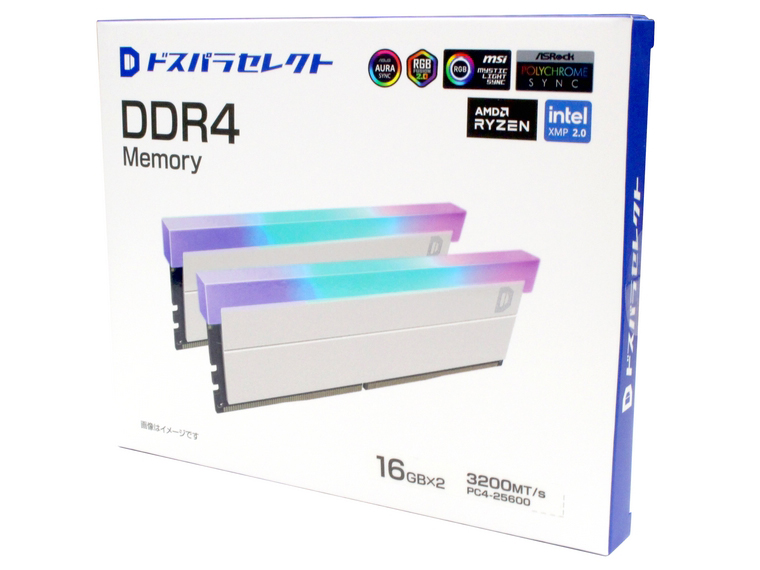 D4D3200-16G2A1-RGB-WH 90���ԕ����ۏ� [DDR4 PC4-25600 16GB 2���g]