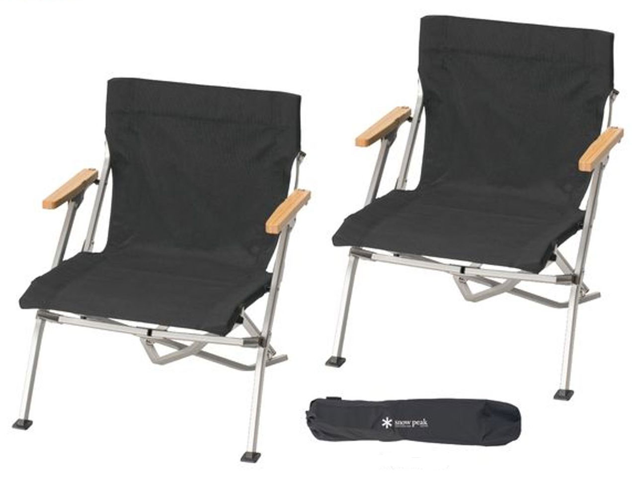 スノーピーク エントリーローチェア ショート 2脚セット SET-093