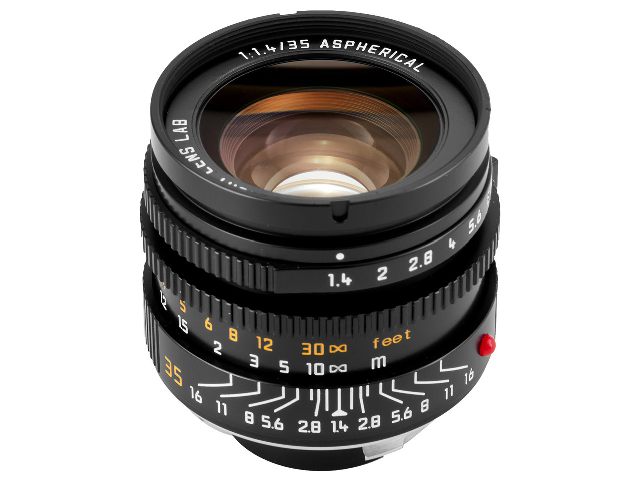 LIGHT LENS LAB M 35mm f/1.4 A.A. LLL-35-AA-B [ブラックアルマイト]
