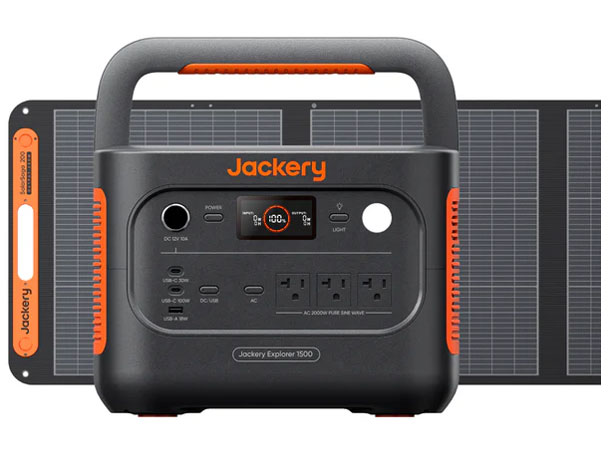 Jackery Solar Generator 1500 New+SolarSaga 200