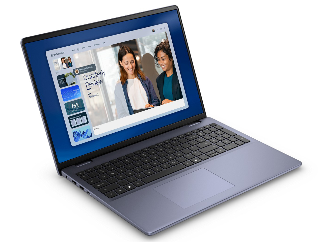 Dell 16 Ryzen AI 7 345�E16GB�������E512GB SSD�EWindows 11 Pro���ڃ��f��(DC16256) [�~�b�h�i�C�g�u���[](�A���~�j�E���V���[�V)