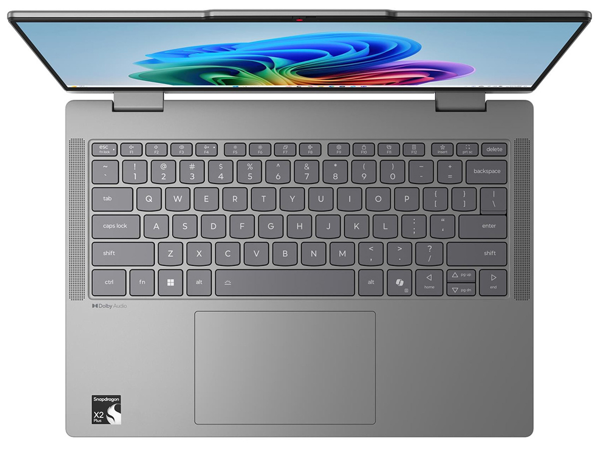 IdeaPad 5x 2-in-1 Gen 11 Snapdragon X2 Plus X2P-42-100�E16GB�������[�E512GB SSD�E14�^WUXGA�EOLED���� �}���`�^�b�`�Ή� 83UKCTO1WW [���i�O���[]
