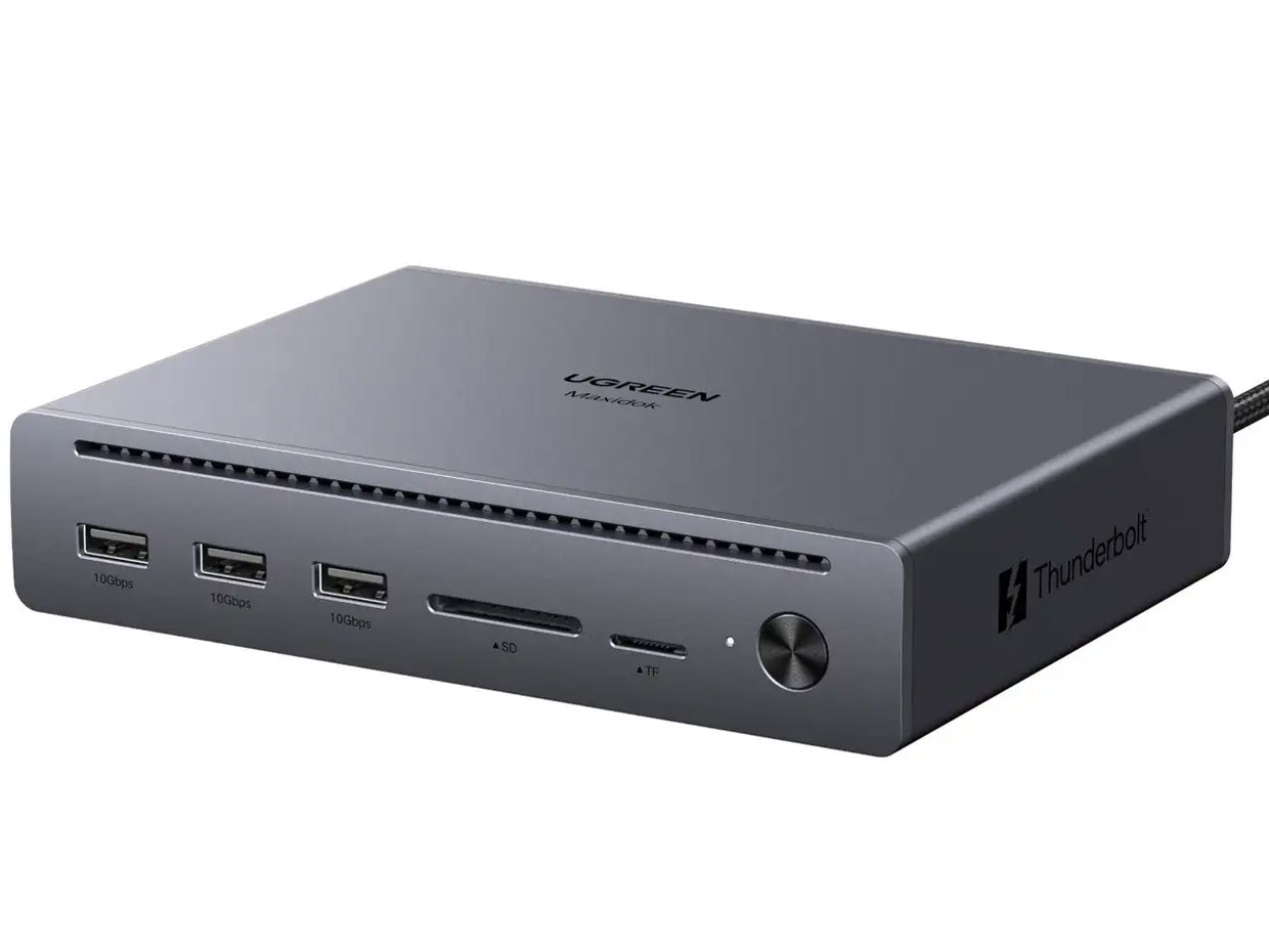 UGREEN Maxidok 10-in-1 Thunderbolt5 ドッキングステーション 75795F
