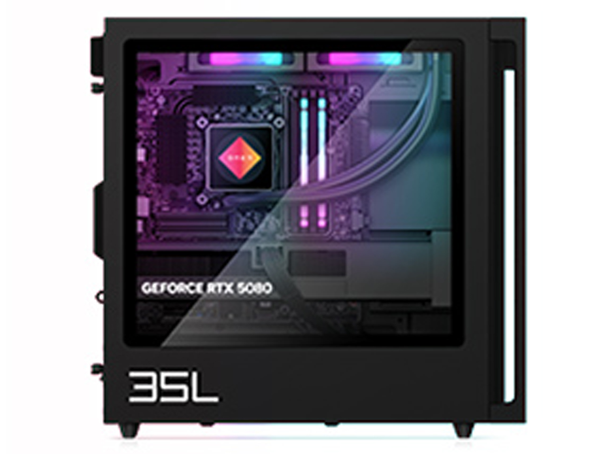 OMEN 35L Gaming Desktop Ryzen 7 9800X3D�E32GB�������E2TB SSD�ERTX 5070Ti ���i.com���胂�f�� [�u���b�N]