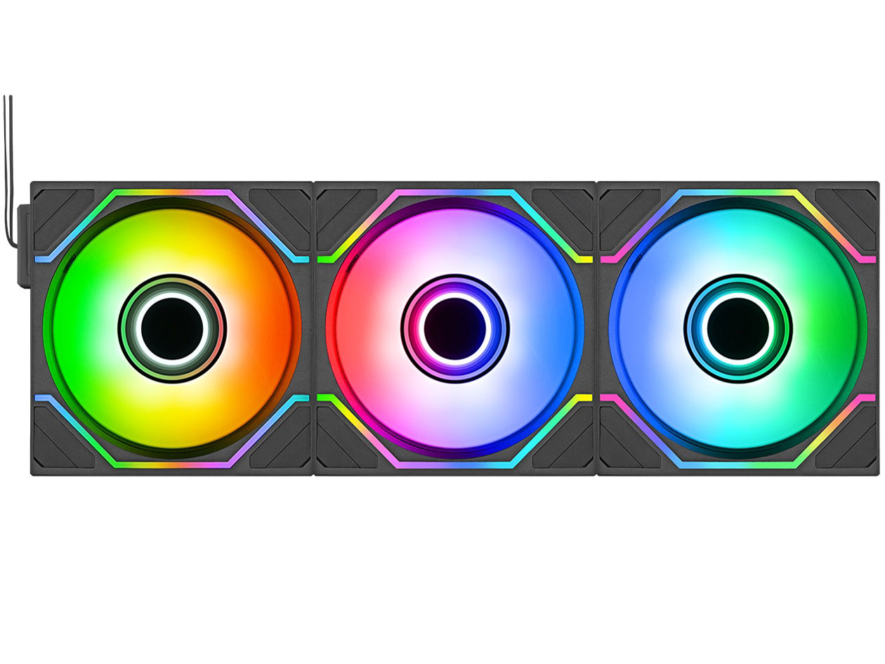 Thermaltake SWAFAN 120 EX INFINITY ARGB Sync 3Pack CL-F245-PL12SW-A [ブラック]