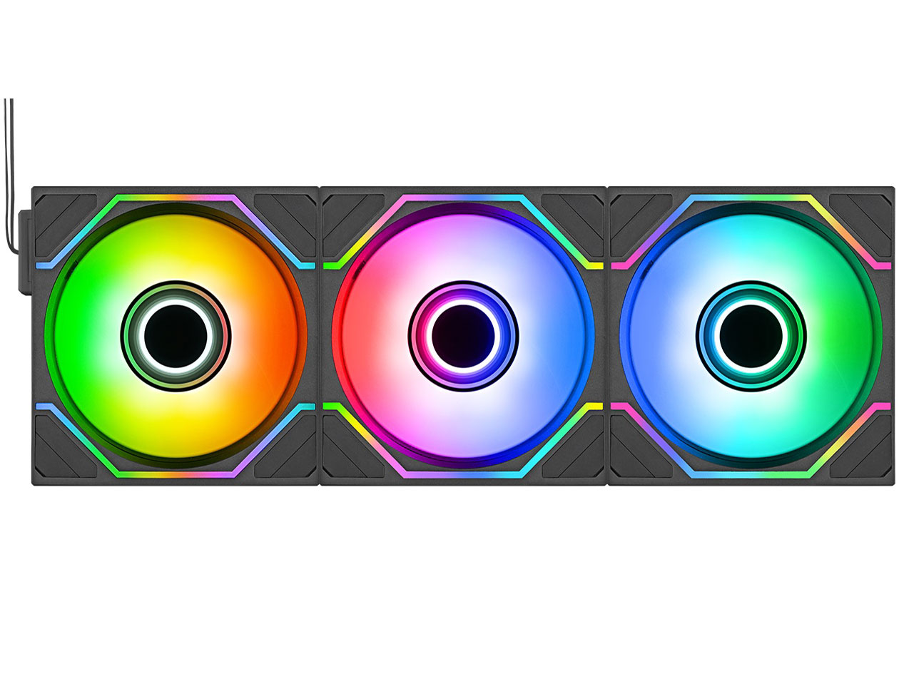 Thermaltake SWAFAN 140 EX INFINITY ARGB Sync 3Pack CL-F246-PL14SW-A [ブラック]
