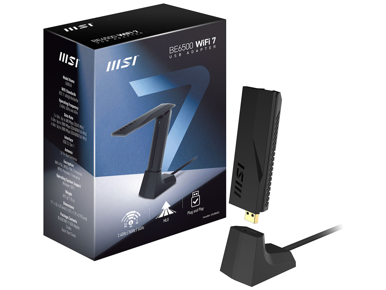 BE6500 WiFi 7 USB Adapter