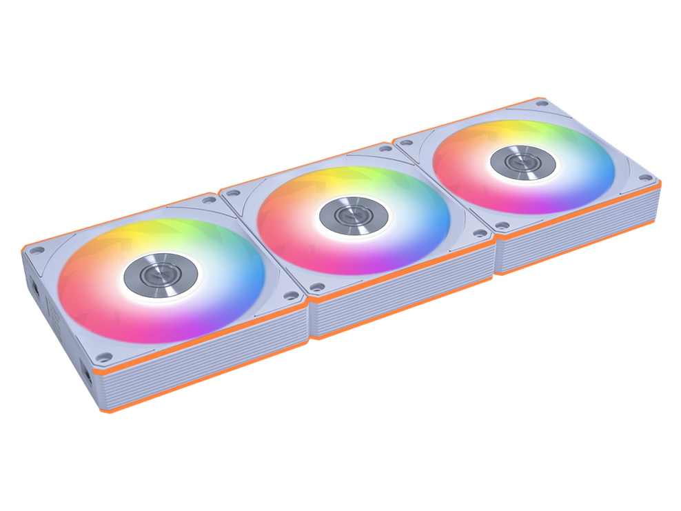 LIAN LI UNI FAN CL FLEX 120 Reverse Blade 3Pack 12RCL1F3W [ホワイト]