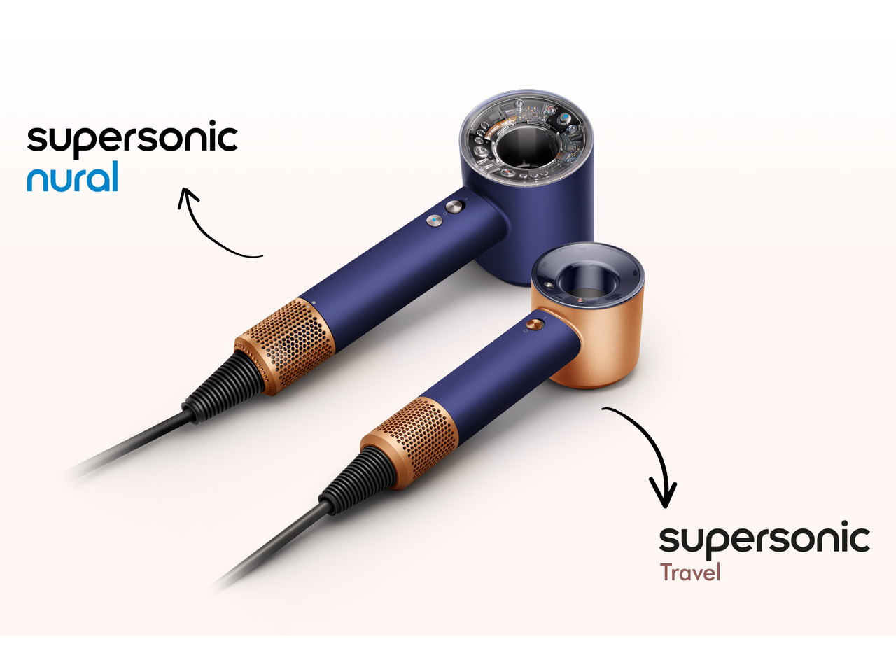 Dyson Supersonic Travel�w�A�h���C���[ HD19 DBBC [�_�[�N�u���[/�R�b�p�[]