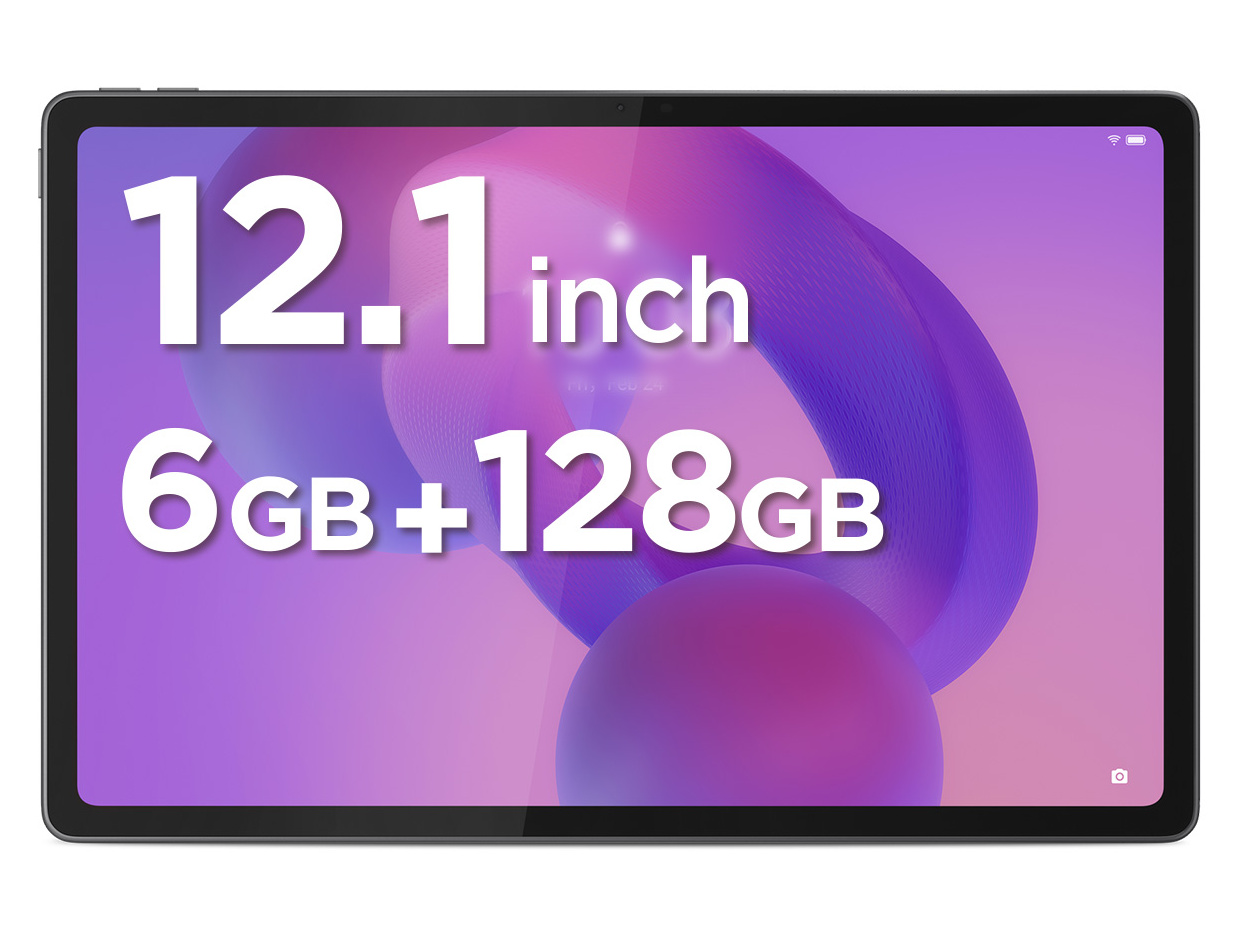 Lenovo Idea Tab Plus Android 15・MediaTek Dimensity 6400・6GBメモリー・128GBフラッシュメモリー・12.1型ワイド液晶搭載 マルチタッチ対応 ペン付き ZAG71059JP [ルナグレー]