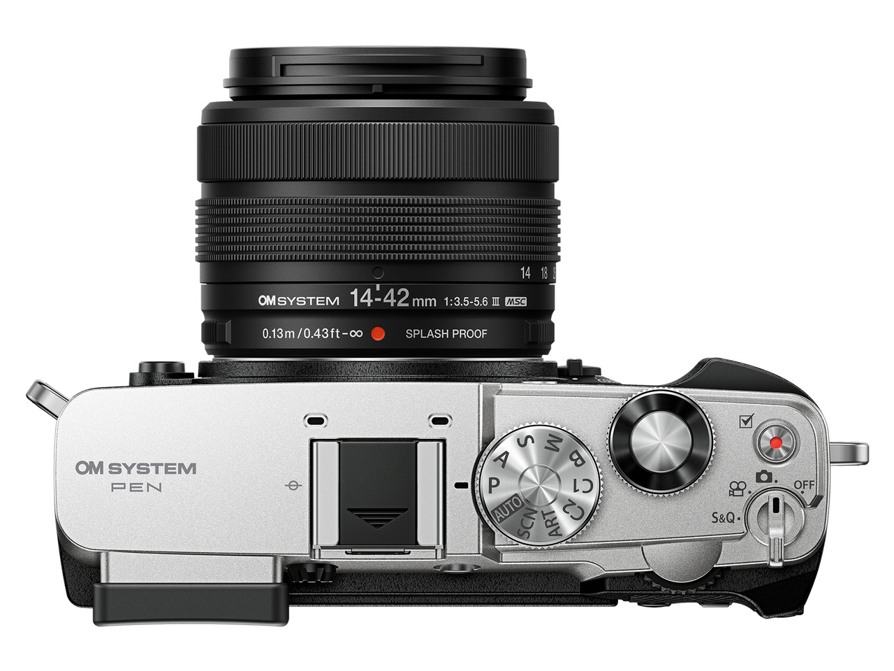 OM SYSTEM PEN 14-42mm F3.5-5.6 III �����Y�L�b�g [�V���o�[]
