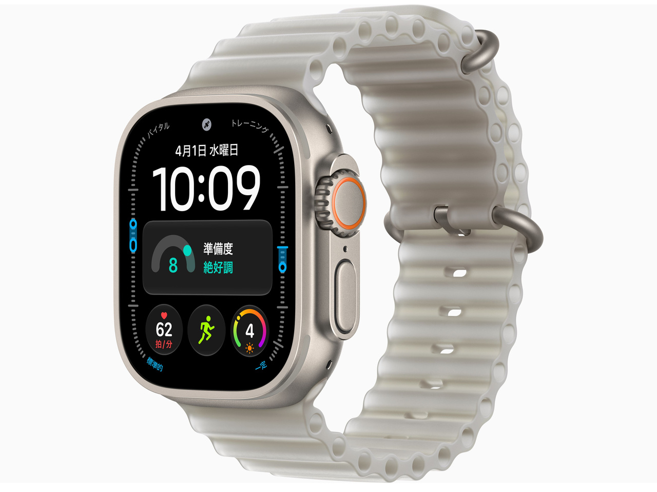 Apple Watch Ultra 4 GPS+Cellular���f�� 49mm MJAD4X/A [�i�`�������E�g�����X���[�Z���g�O���C�I�[�V�����o���h]