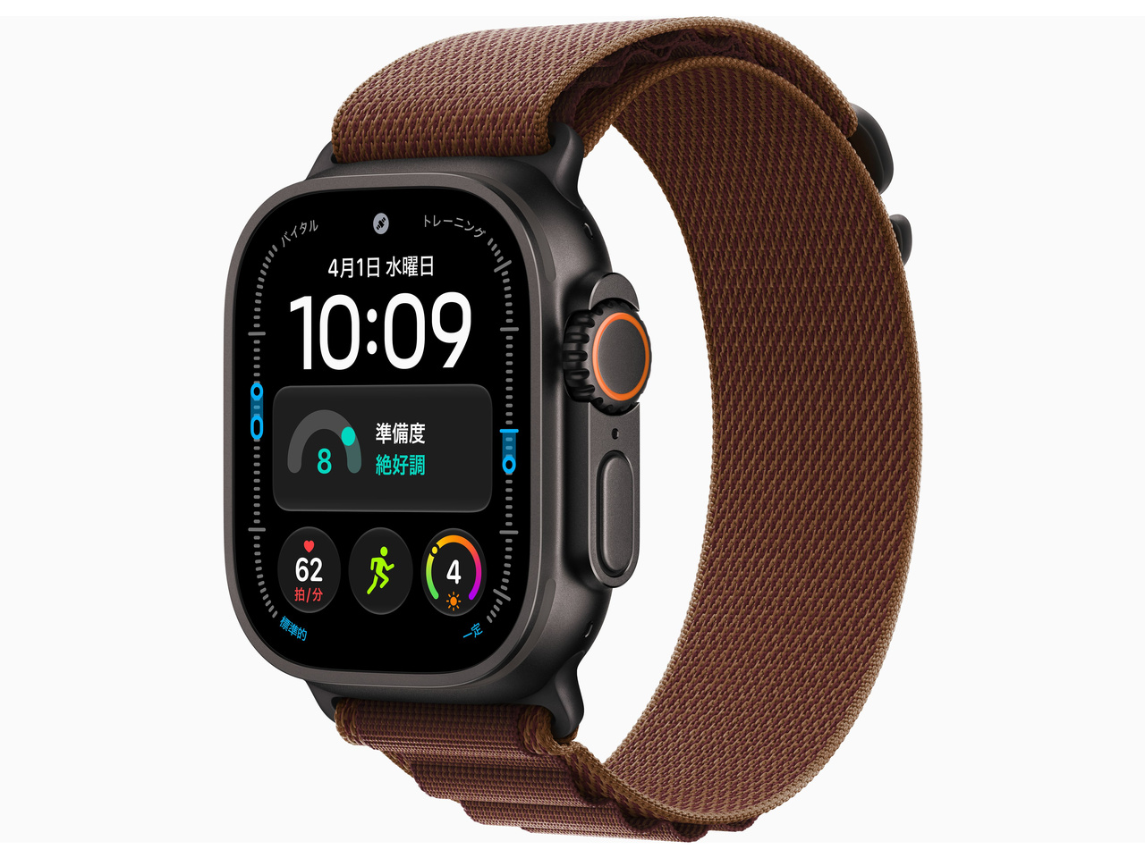 Apple Watch Ultra 4 GPS+Cellular���f�� 49mm MJC14X/A [�u���b�N�E�o�[�K���f�B�A���p�C�����[�v M]
