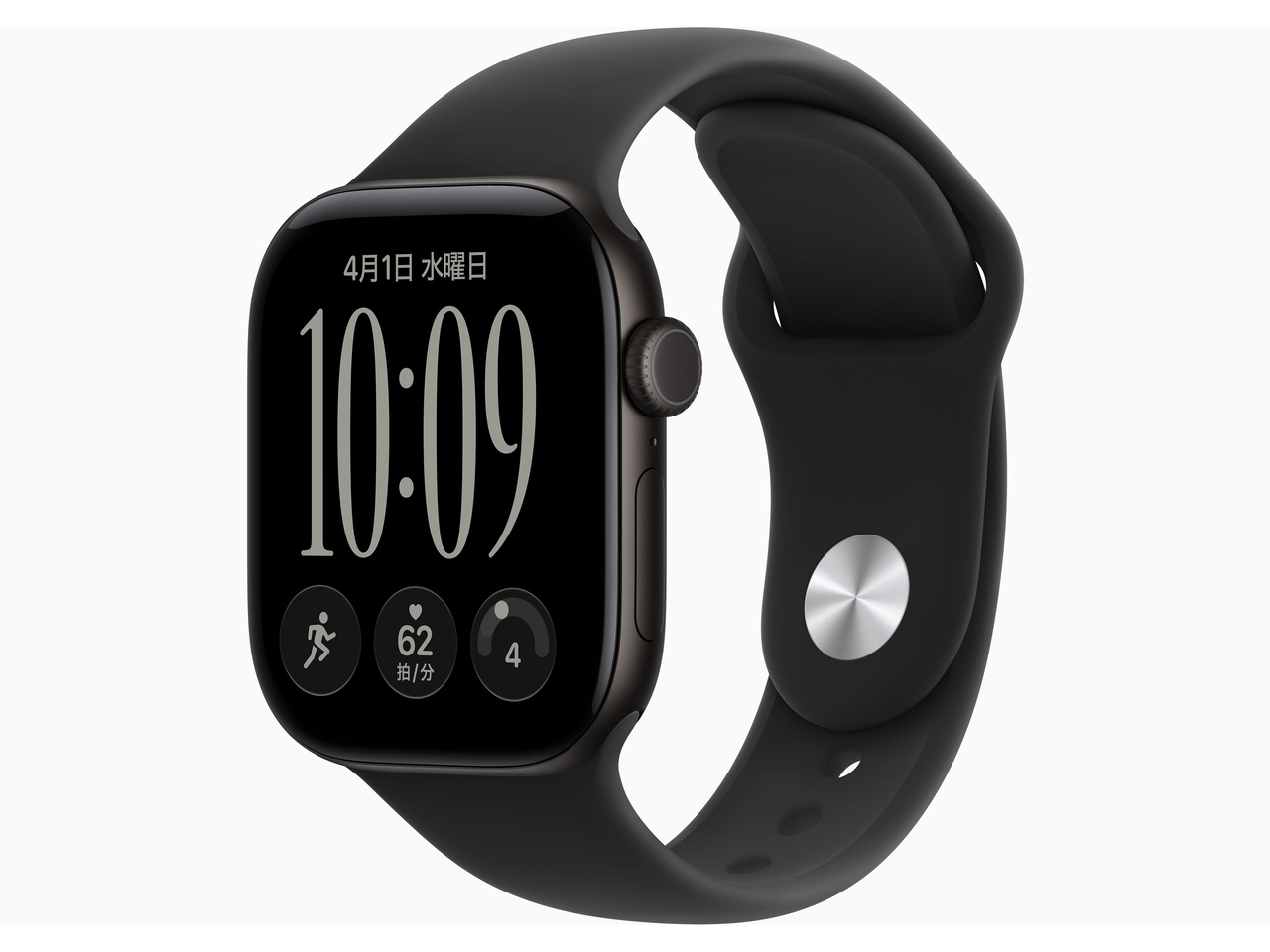 Apple Watch Series 12 GPS���f�� 42mm MJEC4X/A [�u���b�N�E�u���b�N�X�|�[�c�o���h M/L]