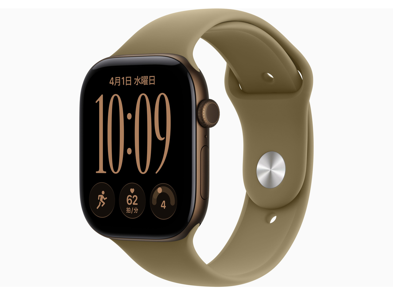 Apple Watch Series 12 GPS���f�� 46mm MJEU4X/A [�_�[�N�u�����Y�E�I���[�u�X�|�[�c�o���h M/L]