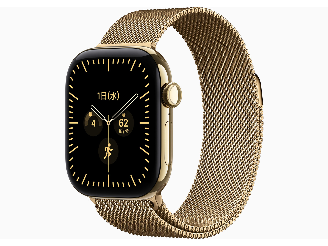 Apple Watch Series 12 GPS+Cellular���f�� 42mm MJGL4X/A [���f�B�A���g�S�[���h�`�^�j�E���P�[�X�E���f�B�A���g�S�[���h�~���l�[�[���[�v]