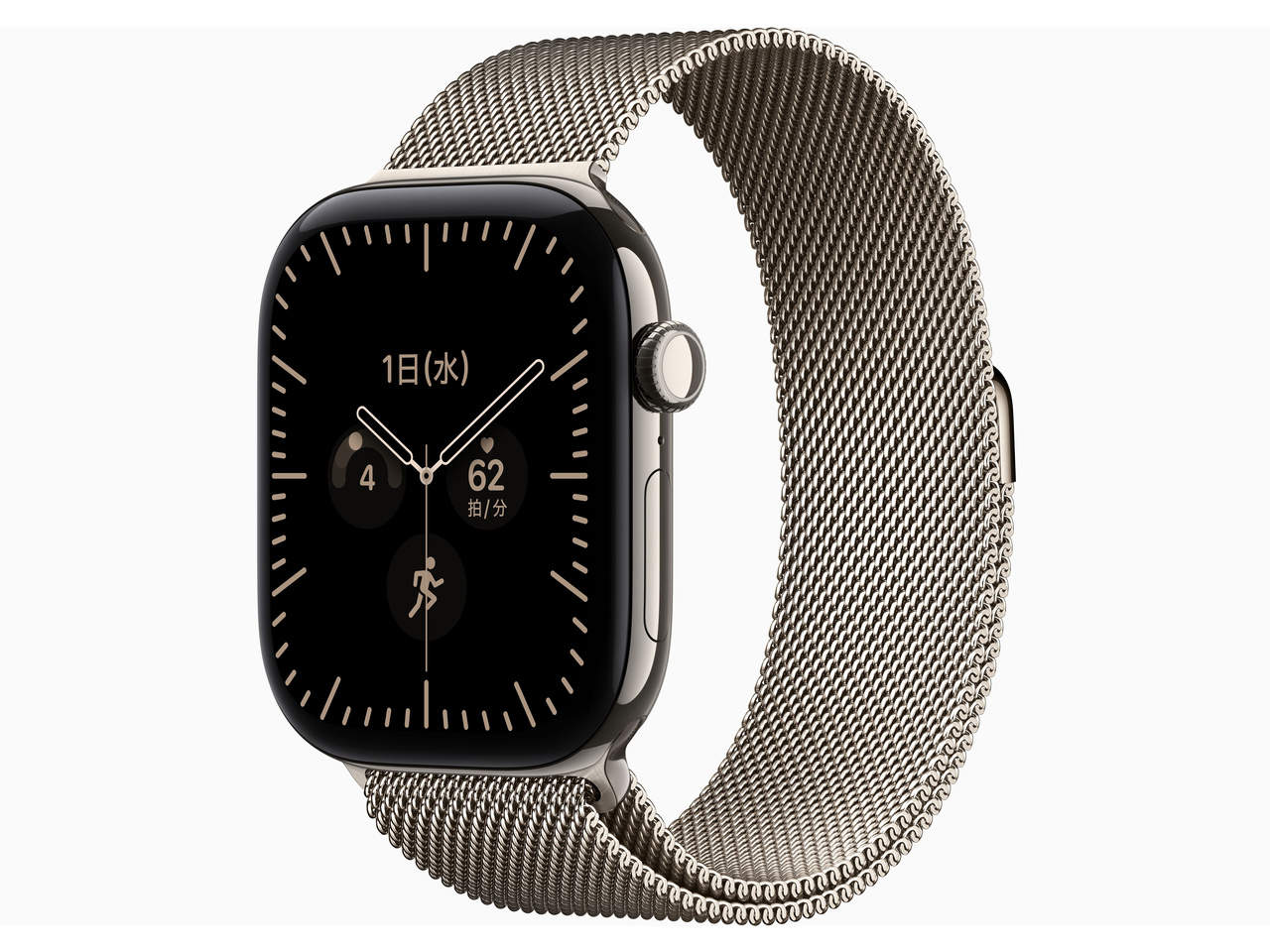 Apple Watch Series 12 GPS+Cellular���f�� 46mm MJGP4X/A [�i�`�������`�^�j�E���P�[�X�E�i�`�������~���l�[�[���[�v S/M]