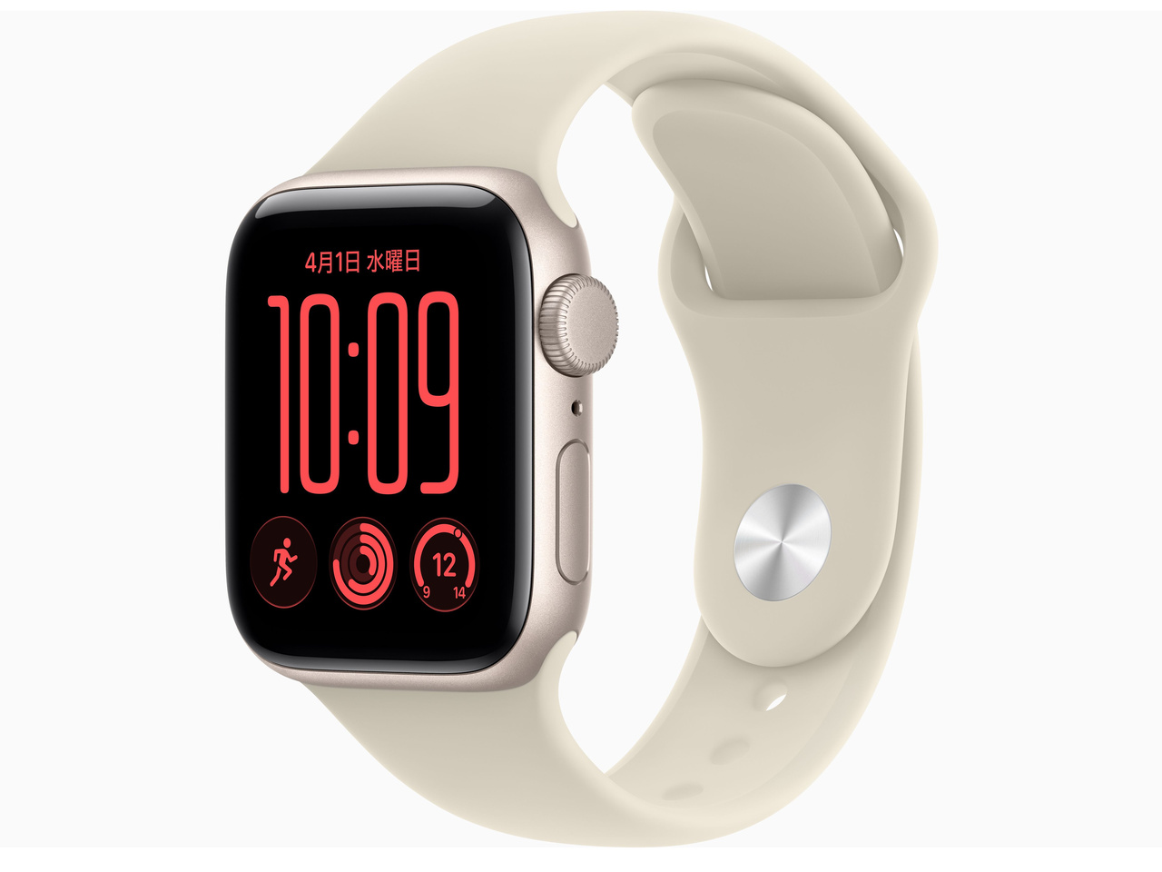 Apple Watch SE 3 GPS���f�� 40mm MJKR4J/A [�T���h�X�|�[�c�o���h S/M]