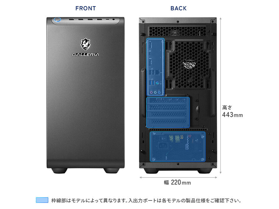 GALLERIA XGR7M-R56-GD ���i.com���胂�f�� Ryzen 7 5700X�ERTX 5060�E16GB�������E500GB NVMe SSD K/25866-11a
