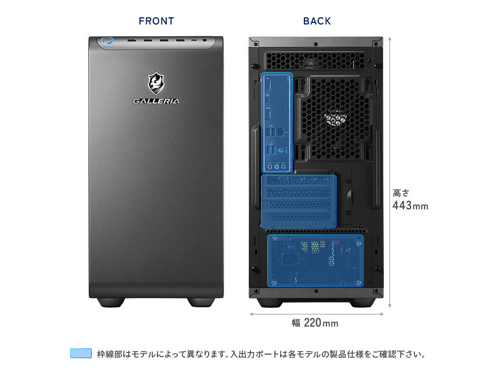 GALLERIA XGR7M-R57T-GD ���i.com���胂�f�� Ryzen 7 5700X�ERTX 5070Ti�E16GB�������E500GB NVMe SSD K/25871-11a