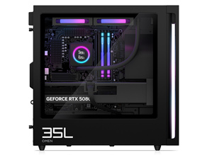 HyperX OMEN 35L Gaming Desktop Ryzen 7 9700X�E32GB�������E1TB SSD�ERTX 5070Ti ���i.com���胂�f�� [�V���h�E�u���b�N]