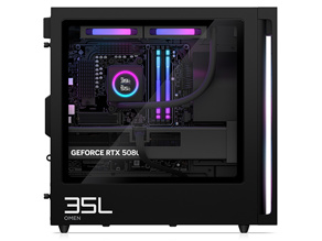 HyperX OMEN 35L Gaming Desktop Ryzen 7 9700X�E16GB�������E1TB SSD�ERTX 5060Ti(16GB) ���i.com���胂�f�� [�V���h�E�u���b�N]