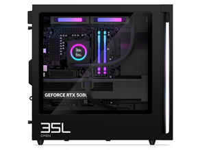 HyperX OMEN 35L Gaming Desktop Ryzen 5 9600X�E16GB�������E1TB SSD�ERTX 5060Ti(16GB) ���i.com���胂�f�� [�V���h�E�u���b�N]