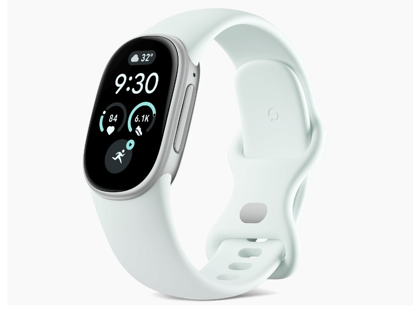 Fitbit Edge GA11584-AU [Satin Silver �A���~�j�E�� �P�[�X/Fog �A�N�e�B�u �o���h]