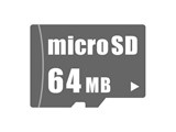 microSD�J�[�h 64MB �o���N ���i�摜