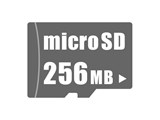 microSD�J�[�h 256MB ���i�摜