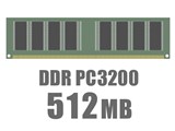 DIMM DDR SDRAM PC3200 512MB CL3 i摜