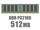 DIMM DDR SDRAM PC2100 512MB CL2