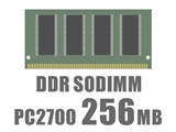 SODIMM DDR 256M PC2700 CL2.5 i摜