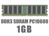 DIMM DDR3 SDRAM PC3-10600 1GB i摜