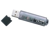 ClipDrive RUF-C2GL-K/U2 (2GB �u���b�N) ���i�摜
