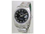 116200 デイトジャスト 自動巻き ローマン(ブラック)オイスターブレスレット