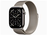 Apple Watch Series 11 GPS+Cellular���f�� 46mm �`�^�j�E���P�[�X�E�~���l�[�[���[�v S/M ���i�摜