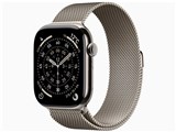Apple Watch Series 11 GPS+Cellular���f�� 46mm �`�^�j�E���P�[�X�E�~���l�[�[���[�v M/L ���i�摜
