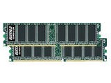 DD400-512MX2/E (DDR PC3200 512MB 2枚組) 製品画像