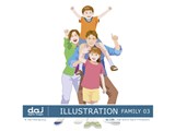 �ʐ^�f�� DAJ digital images 130 ILLUSTRATION FAMILY 03 [�C���X�g�V���[�Y�`�t�@�~���[ 03] ���i�摜
