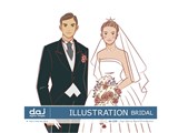 �ʐ^�f�� DAJ digital images 229 ILLUSTRATION / BRIDAL [�C���X�g�V���[�Y�`�u���C�_��] ���i�摜