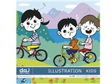 �ʐ^�f�� DAJ digital images 288 ILLUSTRATION KIDS [�C���X�g�V���[�Y�`�q�������̐���] ���i�摜