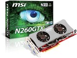 MSI、OC版GeForce GTX 260搭載ビデオカード - 価格.com