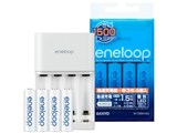 eneloop �P3�`4�t 2�{���E3�{���Ή� �}���[�d��Z�b�g N-TGR01AS ���i�摜