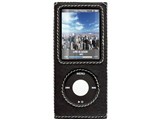 LEATHERSHELL for iPod nano 4G Black TUN-IP-000075 ���i�摜