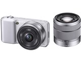 Sony NEX-3D ミラーレス一眼カメラ ダブルレンズ　バッテリー新品 Amazon | ソニー ミラーレス一眼 NEX-3D ダブルレンズキット