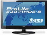 ProLite E2271HDS-B PLE2271HDS-B1 [21.5�C���` �}�[�x���u���b�N] ���i�摜